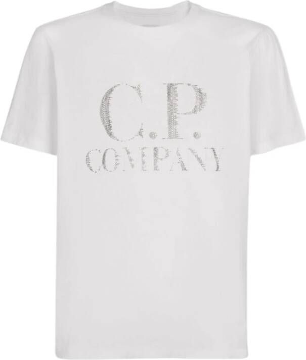 C.P. Company T-Shirt Klassieke Stijl White Heren