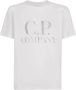 C.P. Company T-Shirt Klassieke Stijl White Heren - Thumbnail 5