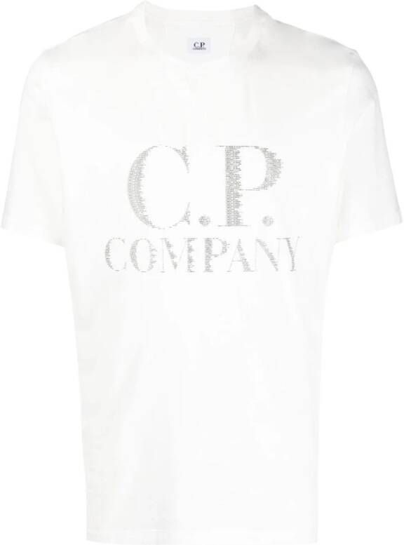 C.P. Company T-Shirt Klassieke Stijl White Heren - Foto 1