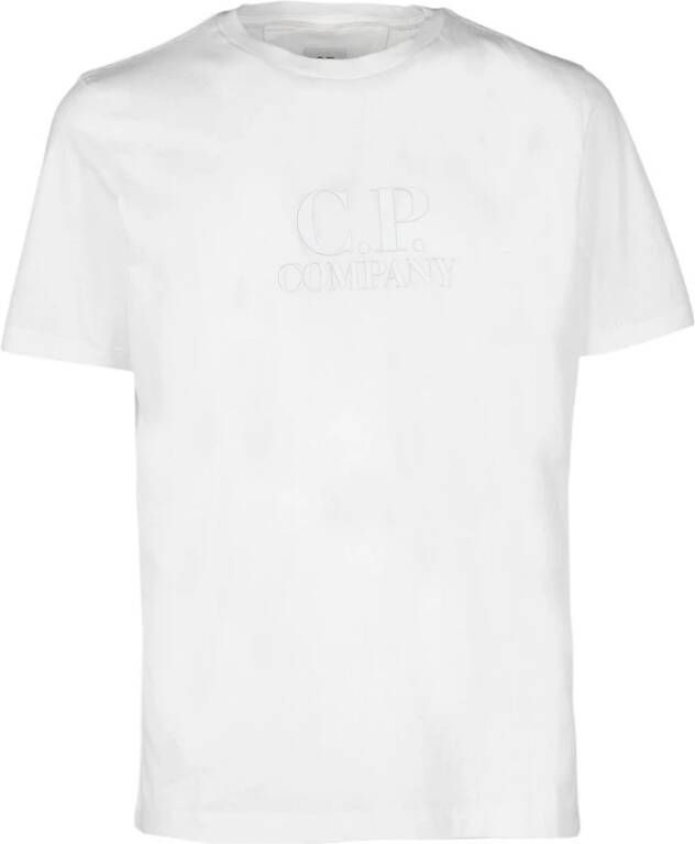 C.P. Company Casual Katoenen T-shirt White Heren