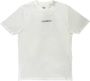 C.P. Company Witte T-shirts en Polos met Contrasterende Logo Print White Heren - Thumbnail 4