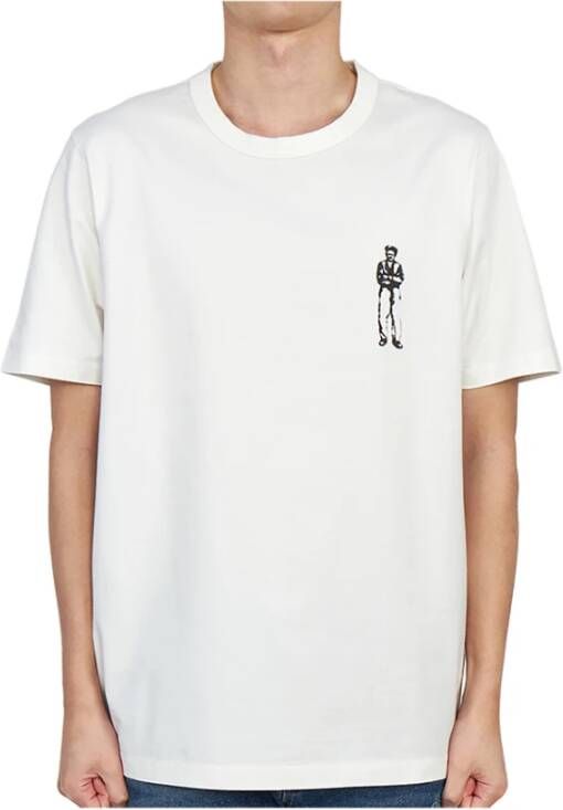C.P. Company Heren T-Shirt met Korte Mouwen Upgrade Jouw Garderobe White Heren