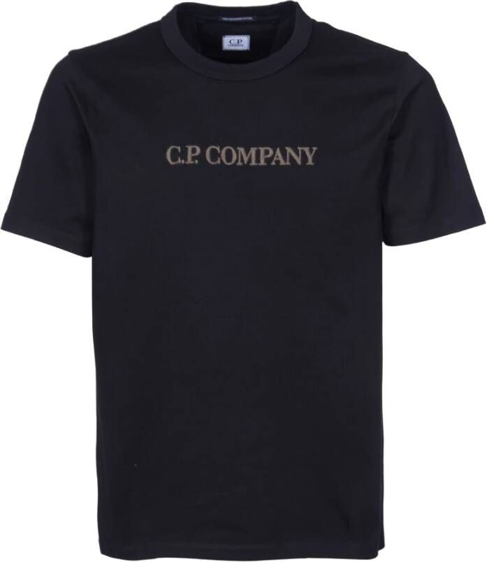 C.P. Company Grafisch Logo T-shirt Black Heren