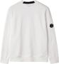C.P. Company Diagonaal Verhoogde Ronde Hals Sweatshirt in Wit White Heren - Thumbnail 7