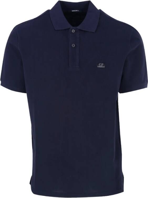 C.P. Company Total Eclipse Polo Shirt Blauw Heren