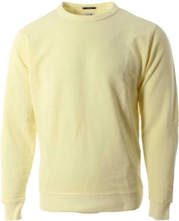 C.P. Company Trainingsshirt Gele Katoenen Sweatshirt voor Heren Yellow Heren