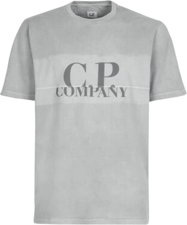 C.P. Company Upgrade je casual garderobe met dit lichtgrijze T-shirt Grijs Heren