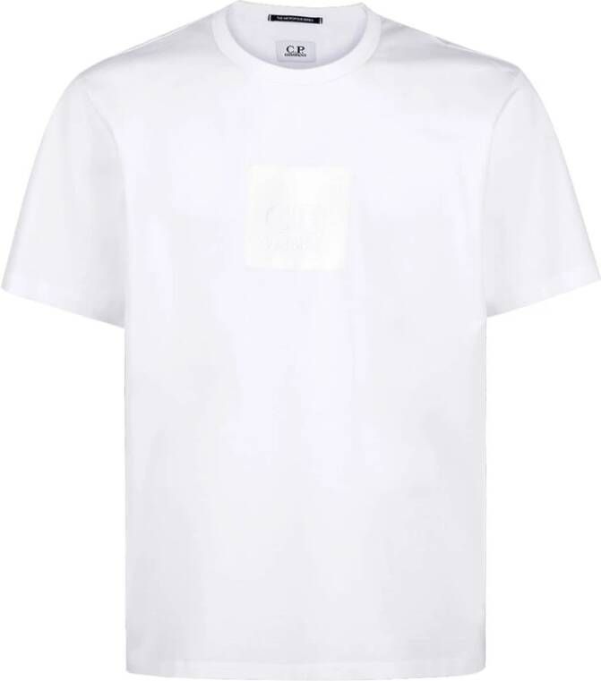 C.P. Company Verhoog je casual stijl met een wit katoenen T-shirt White Heren