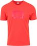 C.P. Company Verhoog je dagelijkse outfit met dit tonale logo T-shirt Rood Heren - Thumbnail 1