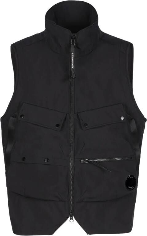 C.P. Company Stijlvol Zwart Vest voor Dagelijks Gebruik Black Heren