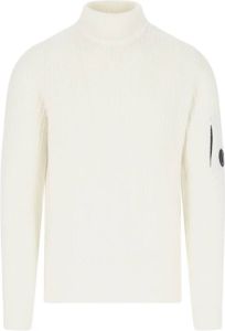 C.P. Company Witte Coltrui Sweater Wit Heren