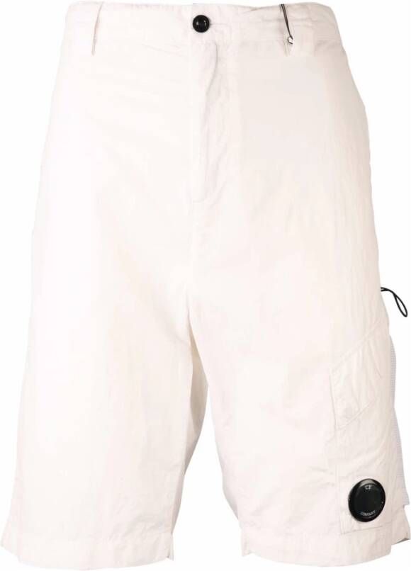 C.P. Company Witte Comfort Shorts White Heren