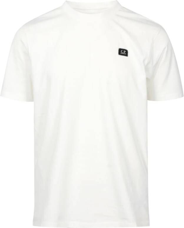C.P. Company Witte Grafische Logo T-shirt Wit Heren