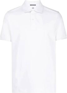 C.P. Company Witte Polo T-shirt met Borduursel Wit Heren