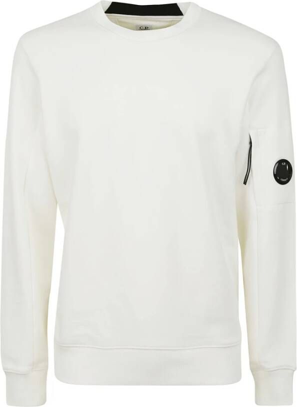 C.P. Company Witte Sweaters Comfortabel en Stijlvol White Heren