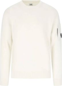 C.P. Company Witte Sweaters met Maglione Design Wit Heren