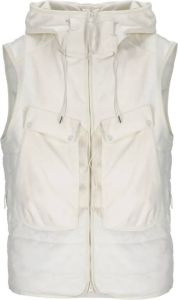 C.P. Company Witte Tech Fabric Husky Vest voor Heren Wit Heren