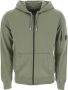 C.P. Company Zip-Through Sweaters voor Heren Groen Heren - Thumbnail 1