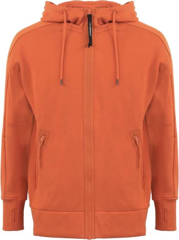 C.P. Company Zip-through Sweatshirt voor Heren Oranje Heren