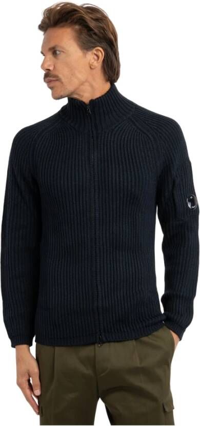 C.P. Company Zip-throughs Blauw Heren