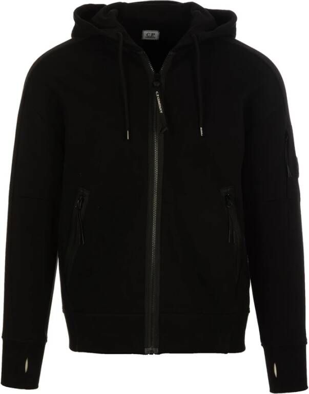 C.P. Company Zwarte Diagonale Sweaters Black Heren