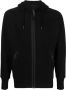 C.P. Company Zip-through Sweatshirt met Capuchon en Goggles Black Heren - Thumbnail 1