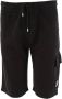 C.P. Company Zwarte Lange Katoenen Shorts met Elastische Taille Zwart Heren - Thumbnail 2