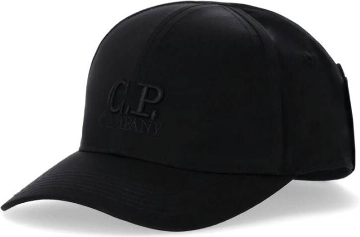 C.P. Company Zwarte Chrome-R Goggle Cap Zwart Heren