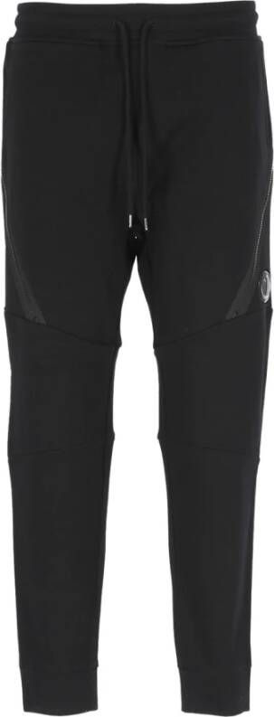 C.P. Company Zwarte katoenen broek met elastische taille Zwart Heren