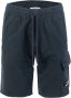 C.P. Company Zwarte Lange Katoenen Shorts met Elastische Taille Zwart Heren - Thumbnail 1