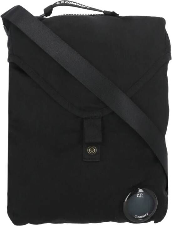C.P. Company Zwarte nylon schoudertas voor heren Zwart Heren