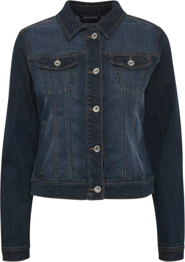 Cream Lisa Denim Jacket Blauw Dames