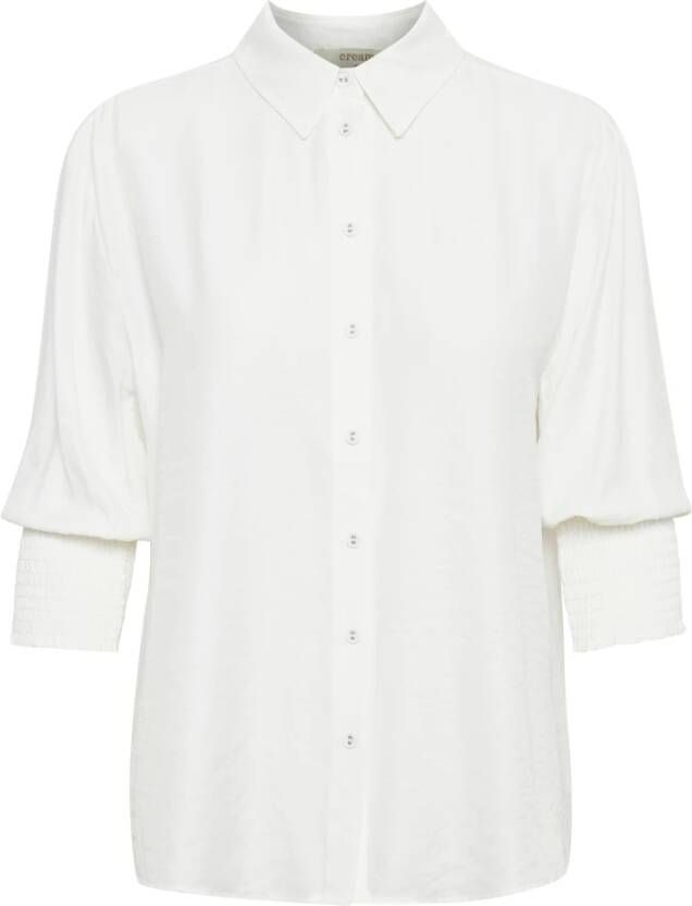 Cream Nola Shirt Wit Dames
