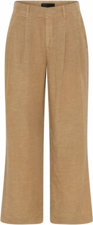 C.Ro Brede broek Beige Dames