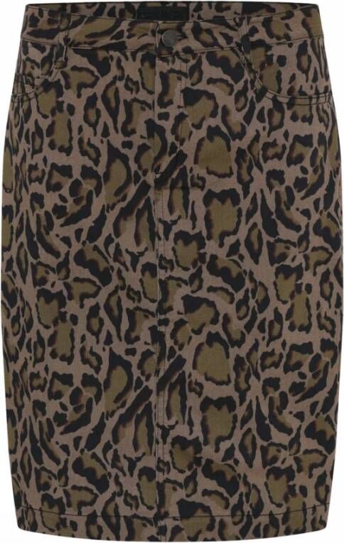 C.Ro Midi -rokken Bruin Dames