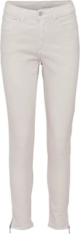 C.Ro Slim-fit broek White Dames