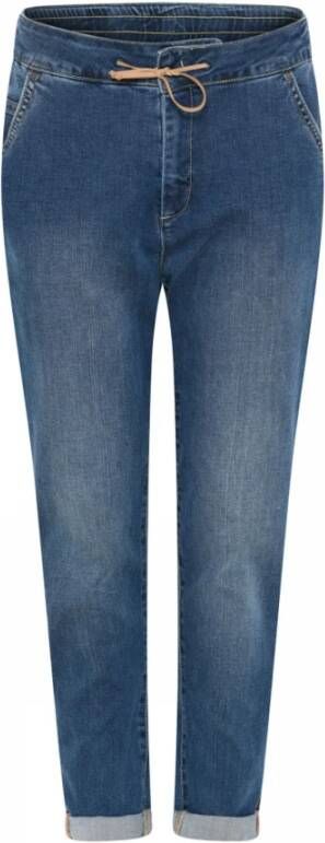 C.Ro Slim-fit jeans Blauw Dames