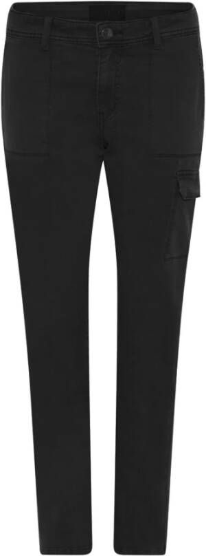 C.Ro Slim-fit Trousers Zwart Dames