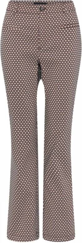 C.Ro Straight Trousers Meerkleurig Dames