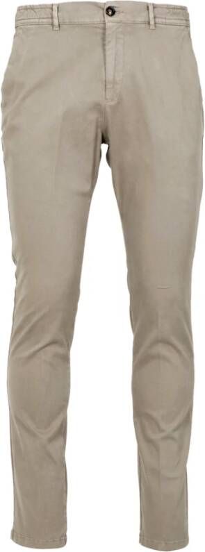 Cruna Dynamische Stretch Katoenen Broek Beige Heren