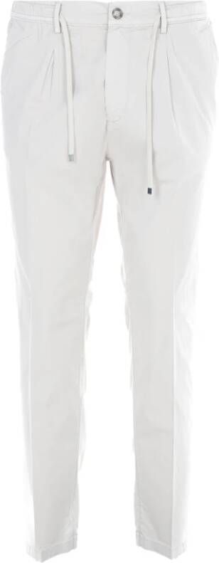 Cruna Slim-fit Trousers Beige Heren