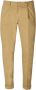 Cruna Beige Slim-fit Katoenen Broek Beige Heren - Thumbnail 1