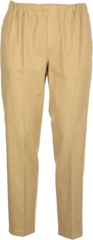 Cruna Slim-fit Trousers Beige Heren