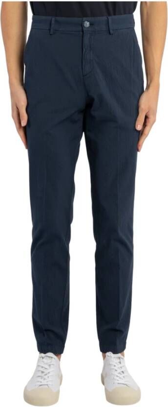 Cruna Slim-fit Trousers Blauw Heren