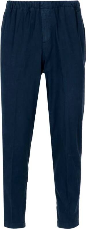 Cruna Slim-fit Trousers Blauw Heren