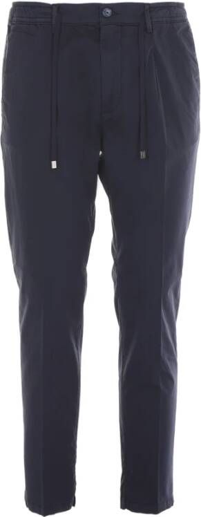 Cruna Slim-fit Trousers Blauw Heren