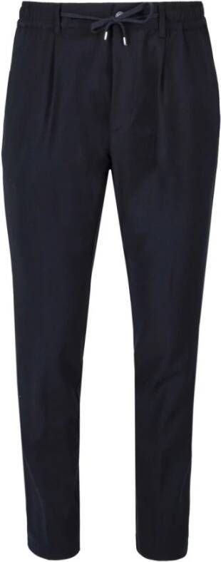 Cruna Slim-fit Trousers Blauw Heren