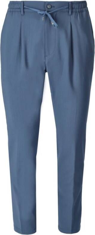 Cruna Slim-fit Trousers Blauw Heren