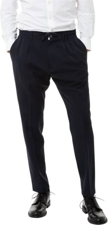 Cruna Slim-fit Trousers Blauw Heren