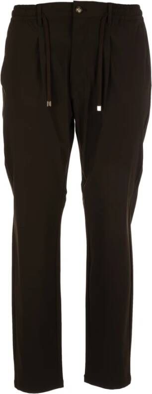 Cruna Slim-fit Trousers Bruin Heren